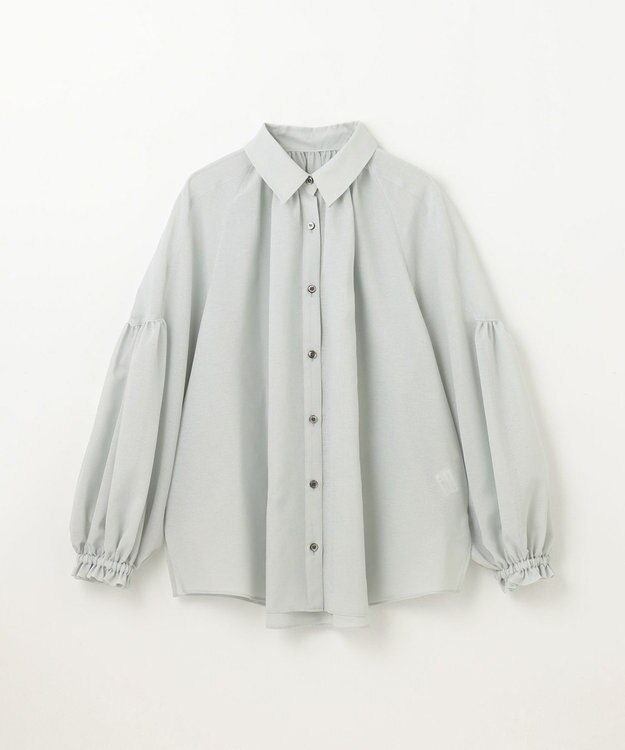 GRACE CONTINENTAL ドルマンボリュームシャツ グレー