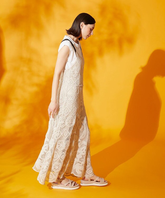 GRACE CONTINENTAL メッシュレースジャンパースカート メッシュレースジャンパースカート / GRACE CONTINENTAL | GRACE