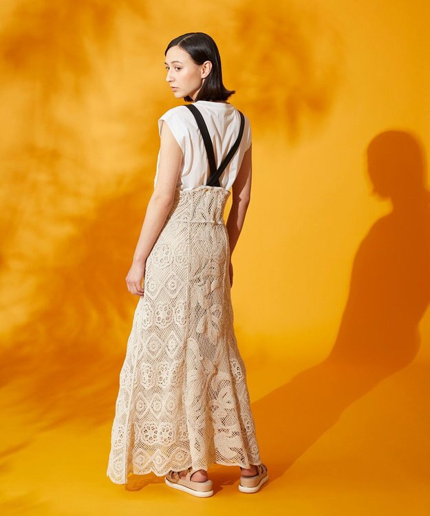 GRACE CONTINENTAL メッシュレースジャンパースカート メッシュレースジャンパースカート / GRACE CONTINENTAL | GRACE