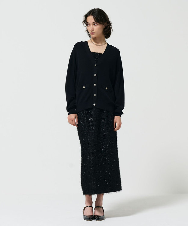 Drawer 184,800円新品RESORT13Gジャカードフリンジニットジレ フクレジャガードニットトップ / GRACE CONTINENTAL | GRACE