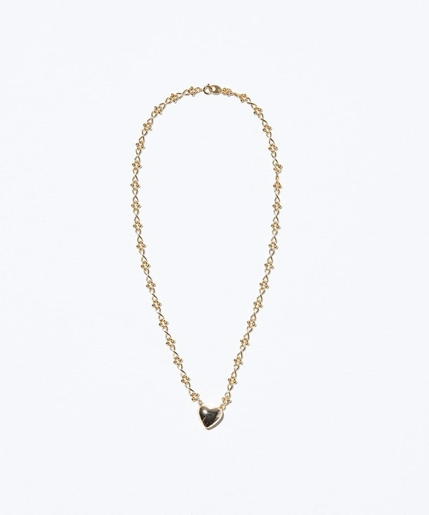 GRACE CONTINENTAL モチーフハートネックレス ゴールド