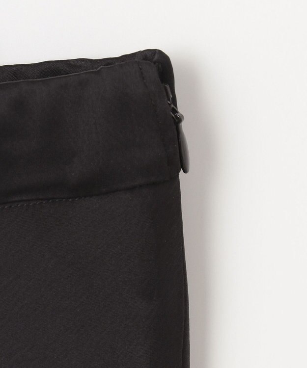 GRACE CONTINENTAL サテンバイアスロングスカート ブラック