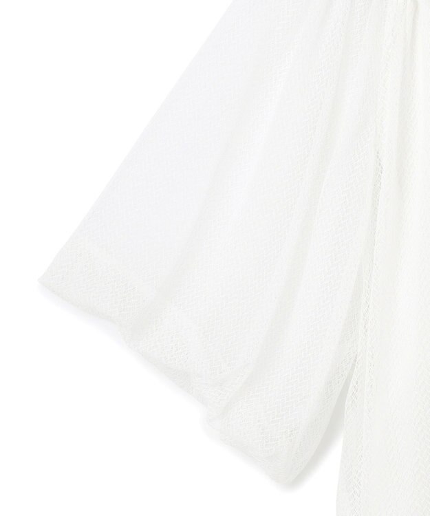 GRACE CONTINENTAL レイヤードチュールトップ ホワイト