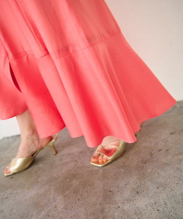 GRACE CONTINENTAL イレギュラーヘムスカート ピンク