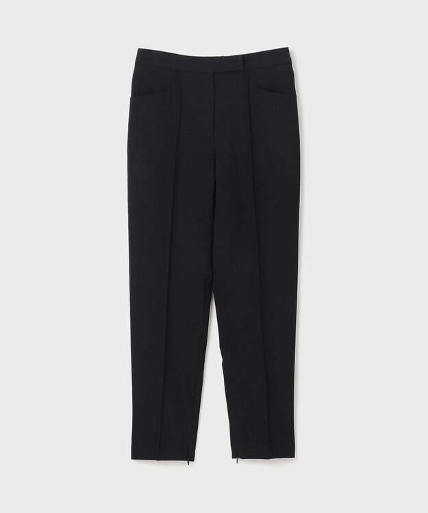 GRACE CONTINENTAL スリムテーパーパンツ ブラック