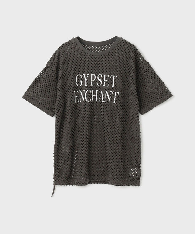 GRACE CONTINENTAL クラッシュロゴTシャツ チャコール