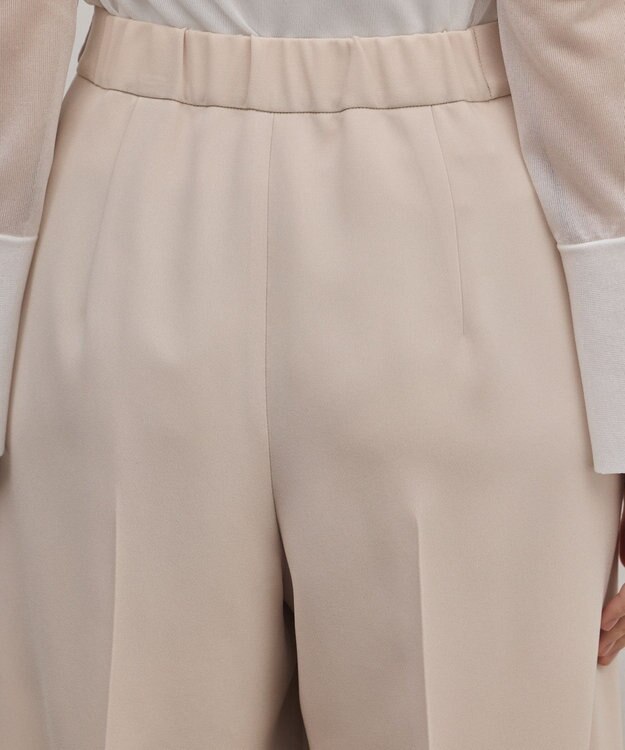 GRACE CONTINENTAL トリアセワイドパンツ ベージュ