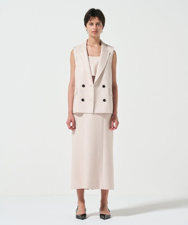 GRACE CONTINENTAL レイヤードキャミワンピース ベージュ