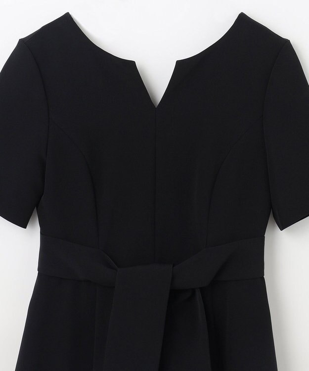 GRACE CONTINENTAL スリーブタックドレス ブラック