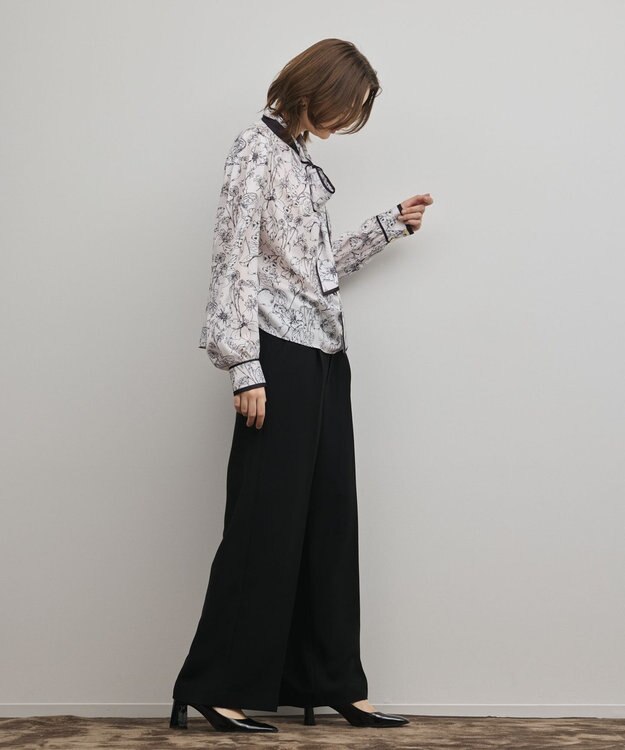 GRACE CONTINENTAL フルーツフラワープリントトップ キナリ