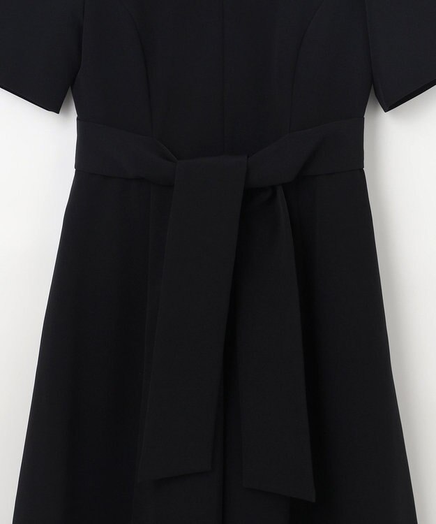 GRACE CONTINENTAL スリーブタックドレス ブラック