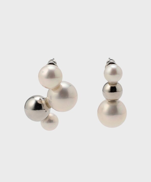 GRACE CONTINENTAL バブルパールピアス シルバー