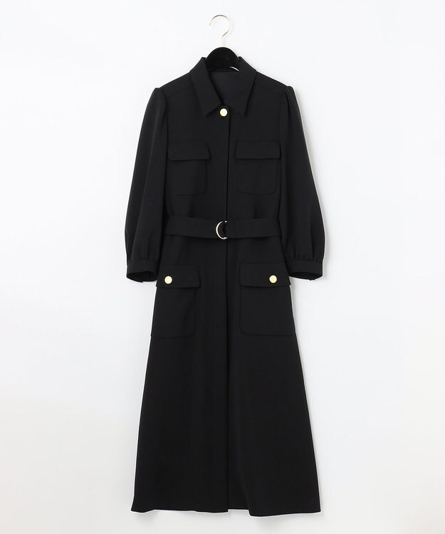 グレースコンチネンタル　ミリタリーフロントジップワンピース ミリタリーフロントジップワンピース / GRACE CONTINENTAL