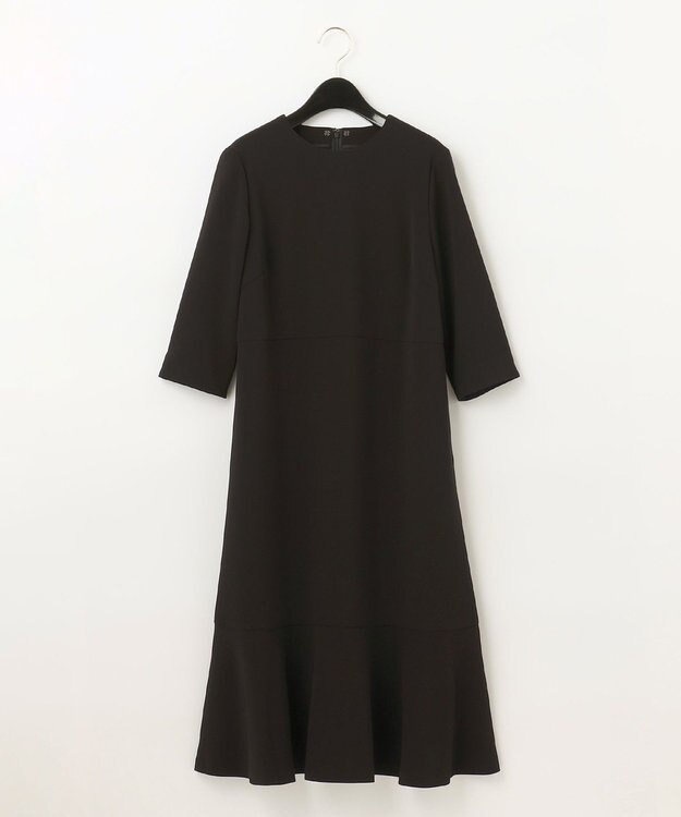 GRACE CONTINENTAL ダブルクロスドレス バイカラー