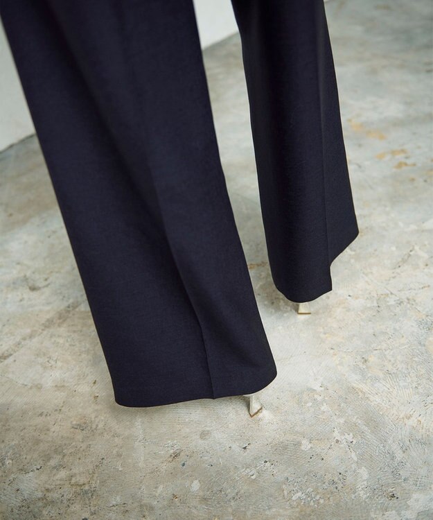 GRACE CONTINENTAL リネンタッチビスチェサロペ ネイビー