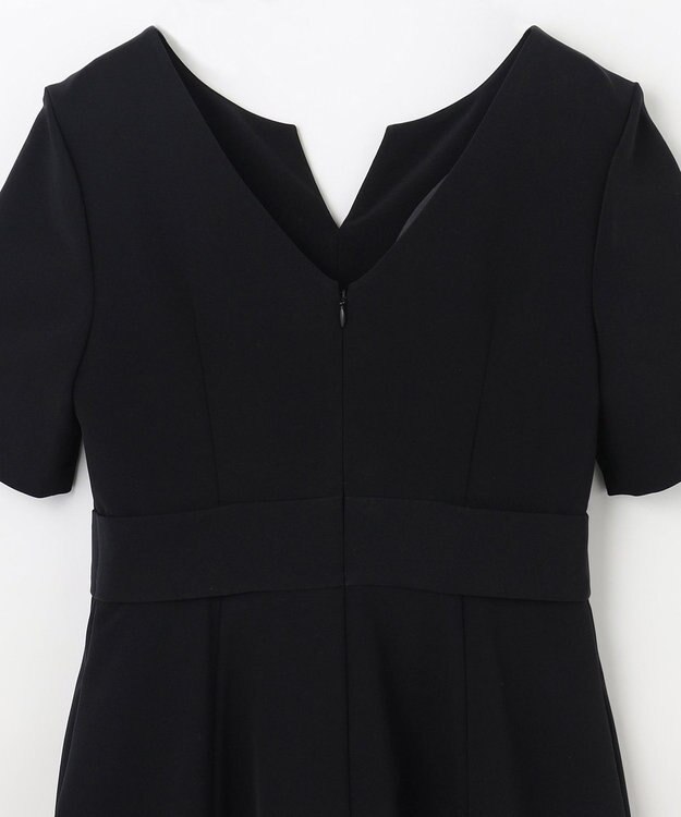 GRACE CONTINENTAL スリーブタックドレス ブラック