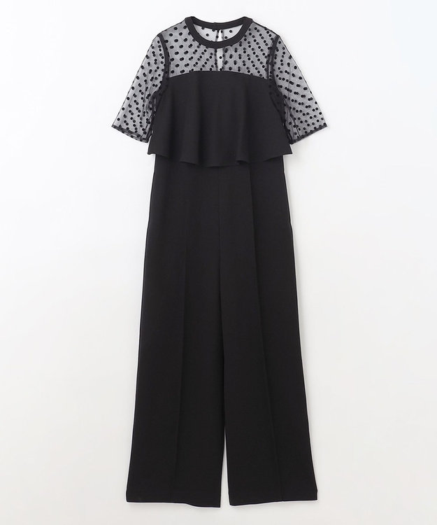 Grace Class　GRACE CONTINENTAL　絹　ロングサロペット サイドボタンサロペット / GRACE CONTINENTAL | GRACE