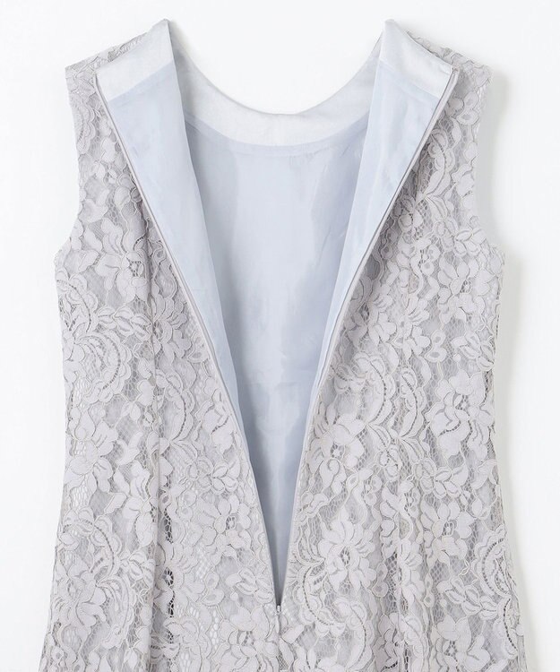 GRACE CONTINENTAL レースドレス グレー