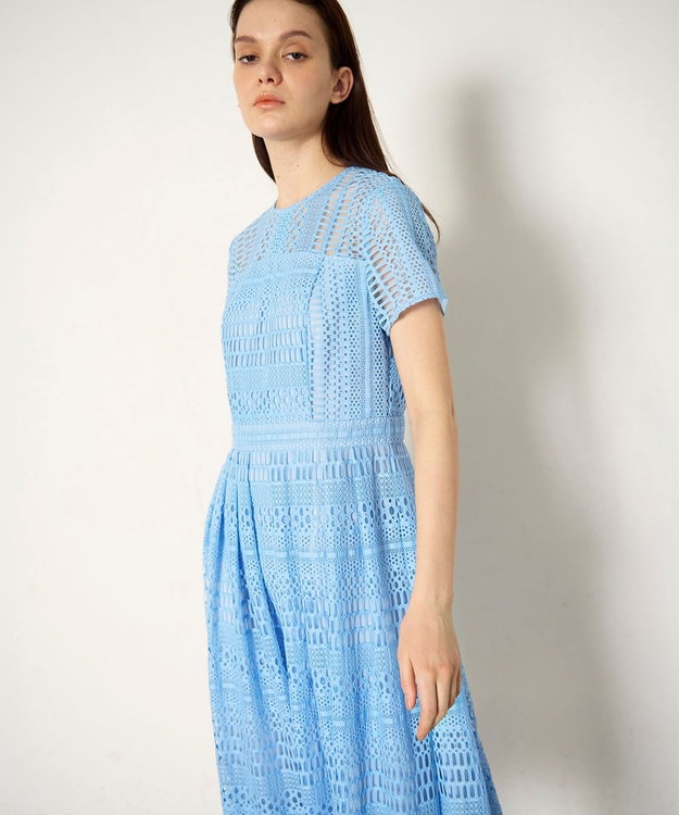 GRACECONTINENTALdiagramメッシュレースドレスワンピース メッシュレースワンピース / GRACE CONTINENTAL | GRACE