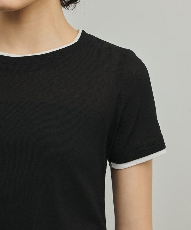 GRACE CONTINENTAL シアーテレコカットトップ ブラック