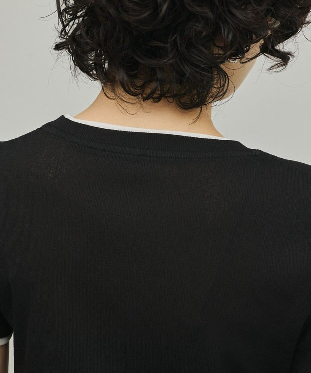 GRACE CONTINENTAL シアーテレコカットトップ ブラック