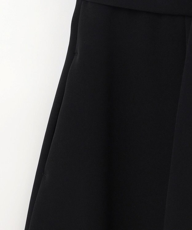 GRACE CONTINENTAL スリーブタックドレス ブラック