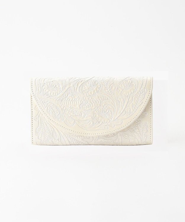 GRACE CONTINENTAL FlapWallet パールホワイト