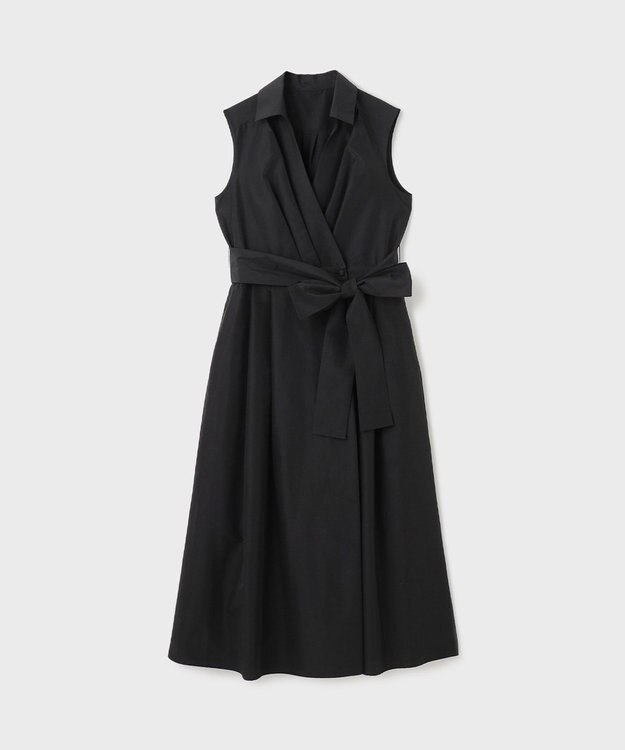 GRACE CONTINENTAL トリアセコットンワンピース ブラック