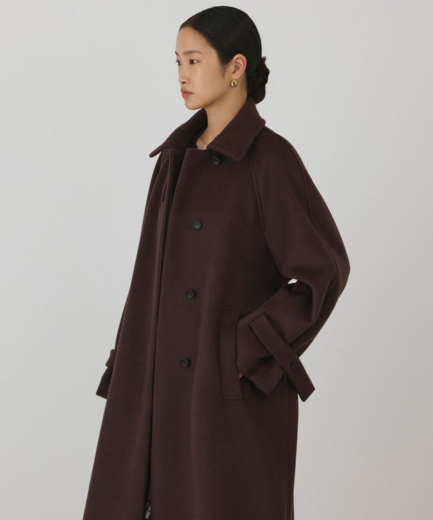 GRACE CONTINENTAL ショートビーバーコート ブラウン