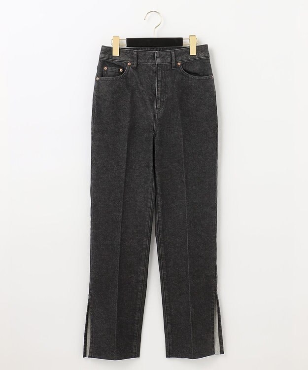 【美品】グレースコンチネンタル ルーズフレアデニムパンツ ブラック サイズ38 ルーズフレアデニムパンツ / GRACE CONTINENTAL | GRACE