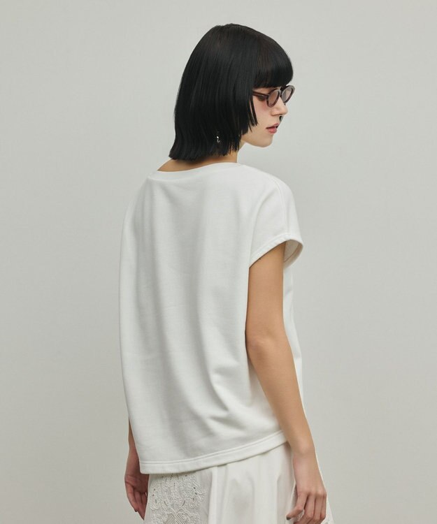 GRACE CONTINENTAL ルーズロゴTシャツ ホワイト