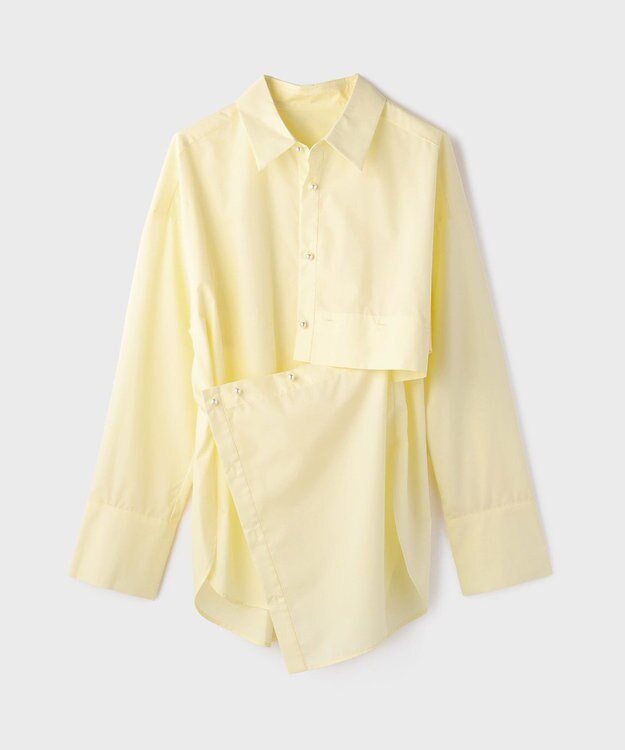 GRACE CONTINENTAL オーバーシャツ イエロー