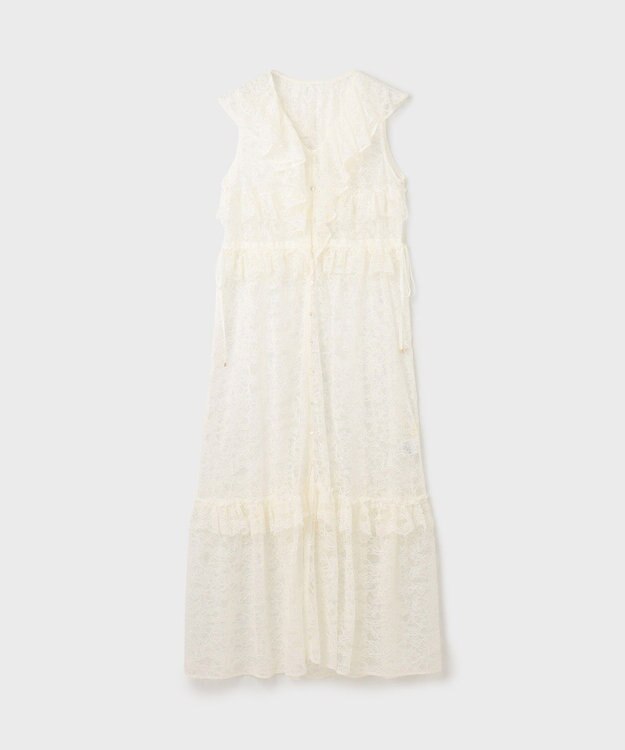 GRACE CONTINENTAL フリルカラーレースワンピース キナリ