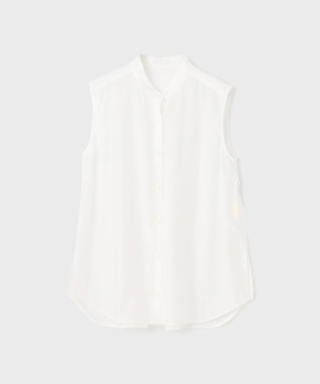 GRACE CONTINENTAL マルチフリルノースリーブブラウス ホワイト