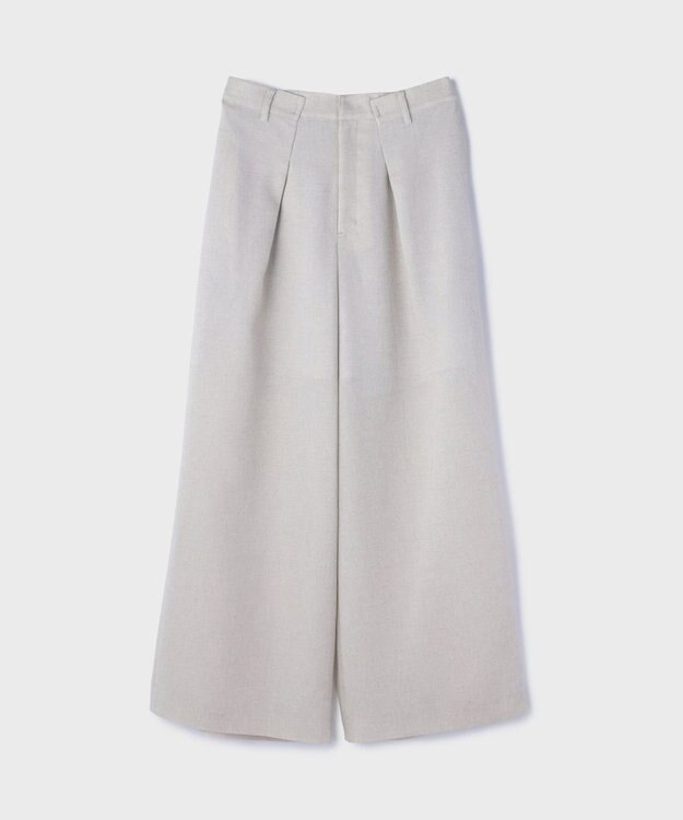 GRACE CONTINENTAL カラミタックワイドパンツ ベージュ