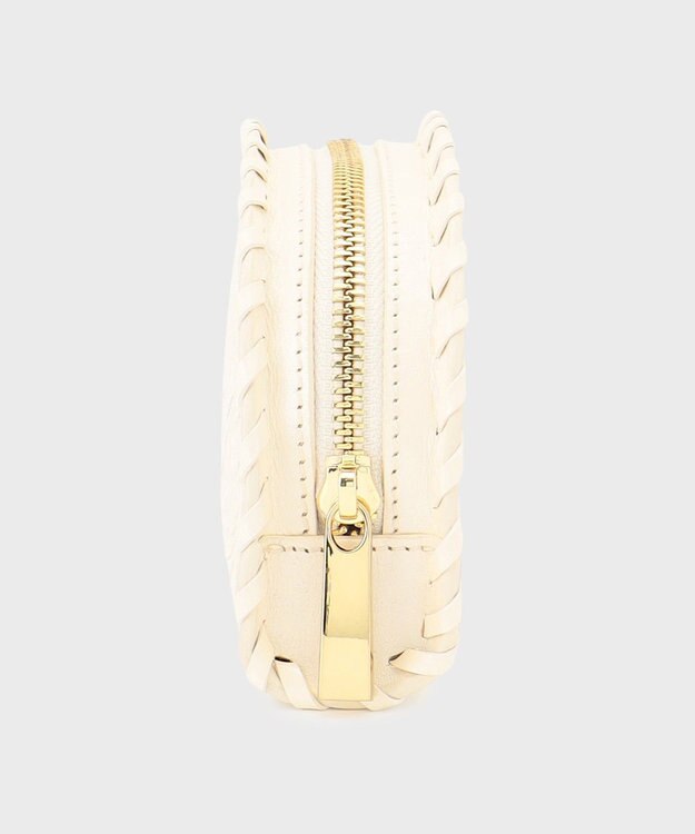 GRACE CONTINENTAL V_circle pouch パールホワイト