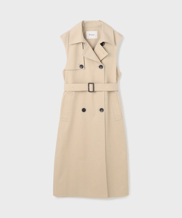 GRACE CONTINENTAL パーカーコンビトレンチ ベージュ