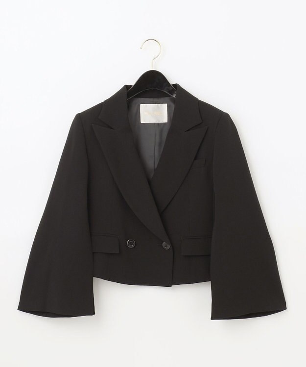 GRACE CONTINENTAL ミリタリーショートジャケット ブラック