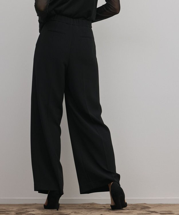 GRACE CONTINENTAL トリアセワイドパンツ ブラック