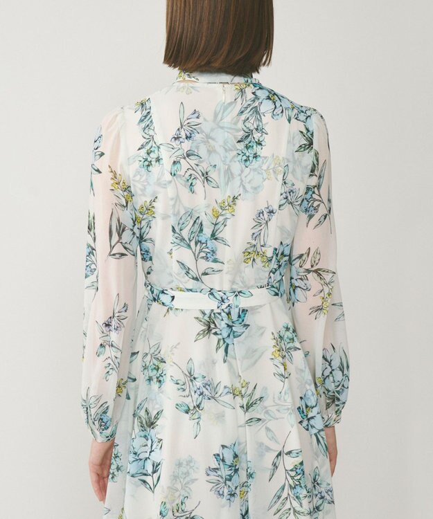 GRACE CONTINENTAL フラワーレイヤーワンピース キナリ