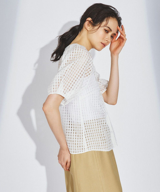 GRACE CONTINENTAL - 刺繍ロゴルーズTシャツ/GRACE CONTINENTAL レタードシルケットTシャツ / GRACE CONTINENTAL | GRACE