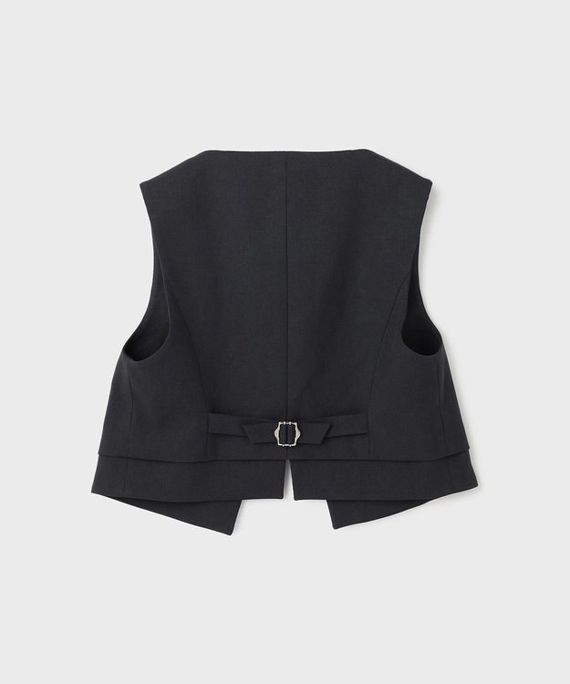 GRACE CONTINENTAL オックスショートジレ ブラック