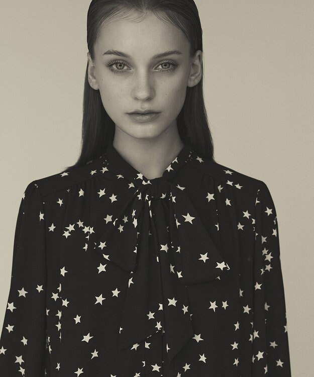 GRACE CONTINENTAL 【ドラマ着用】エトワールボウブラウス ブラック