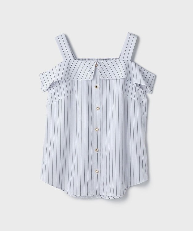 GRACE CONTINENTAL シャツキャミソール ホワイト