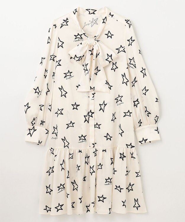 GRACE CONTINENTAL スタープリントミニワンピース キナリ