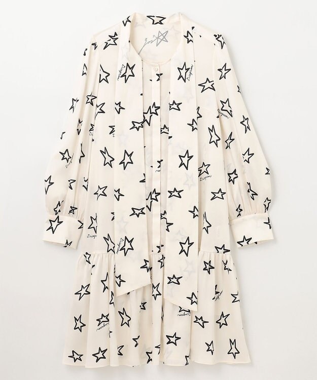 GRACE CONTINENTAL スタープリントミニワンピース キナリ