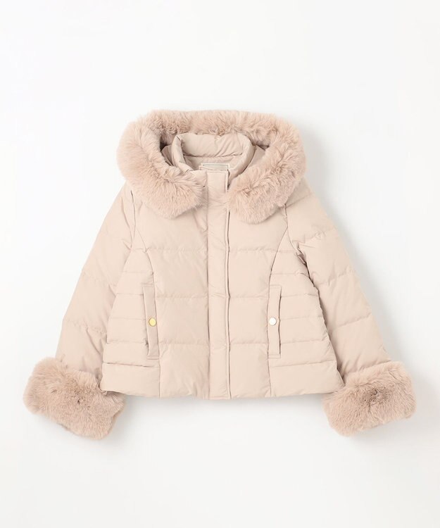 GRACE CONTINENTAL コンパクトダウンジャケット ベージュ