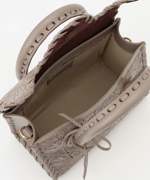 GRACE CONTINENTAL RollingSTBag グレージュ