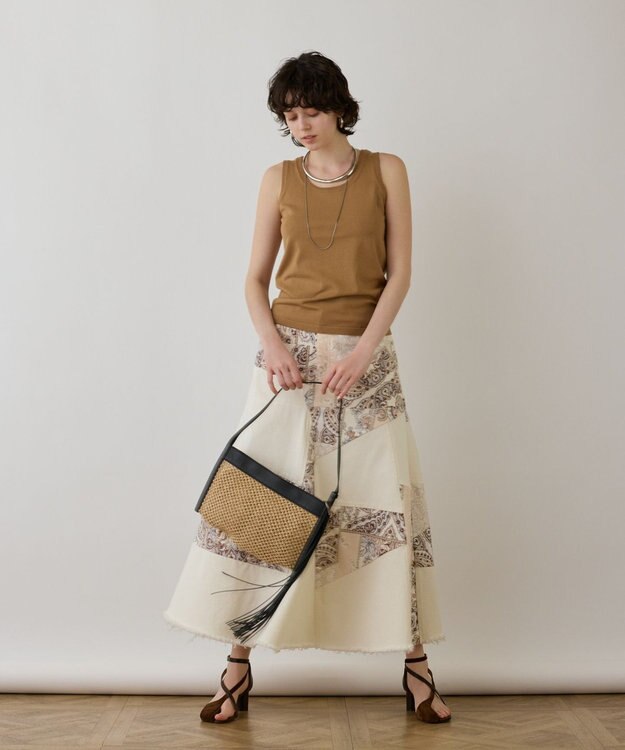 GRACE CONTINENTAL ORSETTOトライアングルバッグ ブラック