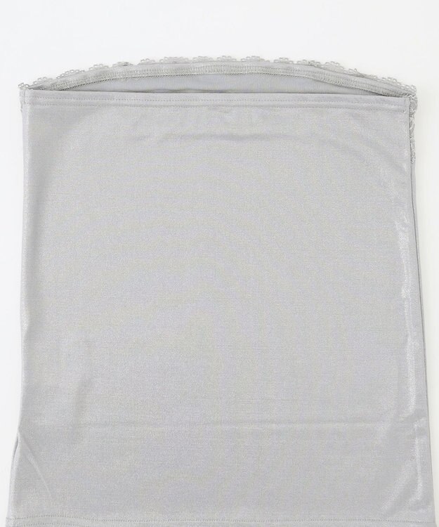 GRACE CONTINENTAL 箔プリントレースベアトップ グレー